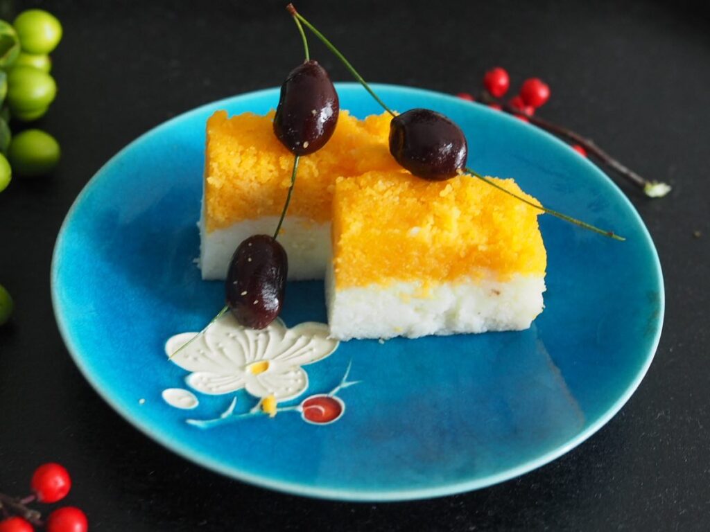 Osechi cooking 2022 Ch.12, “Nishiki Tamago” Steamed Egg Cake  / 2022年末おせちづくり　その12. 錦卵