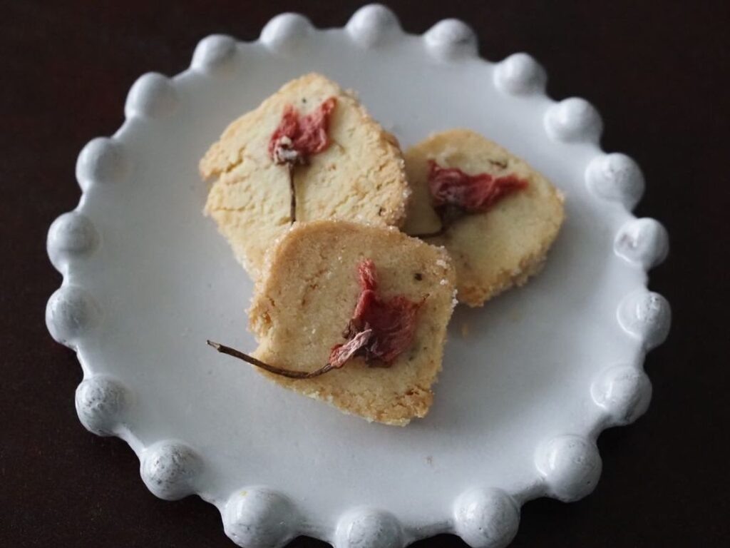 Sakura Cherry Blossom cookies