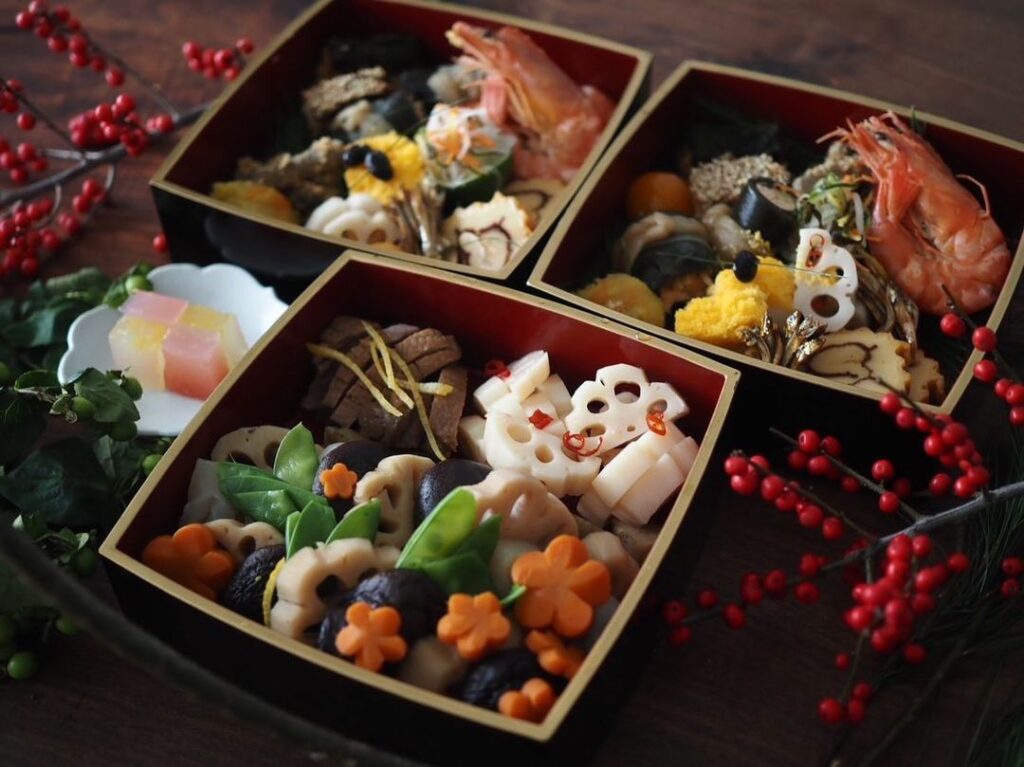 Osechi cooking 2023 ③ Boxed in Juubako / おせち作り、重箱詰めと銘々詰めと