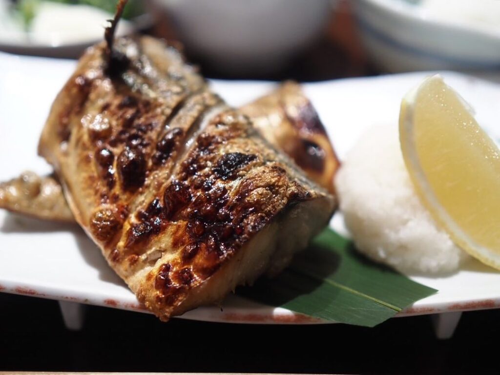 washoku grilled fish teishoku