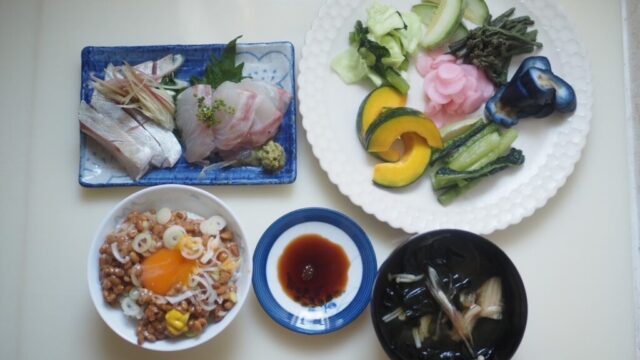 Tsukemono Breakfast in Japan