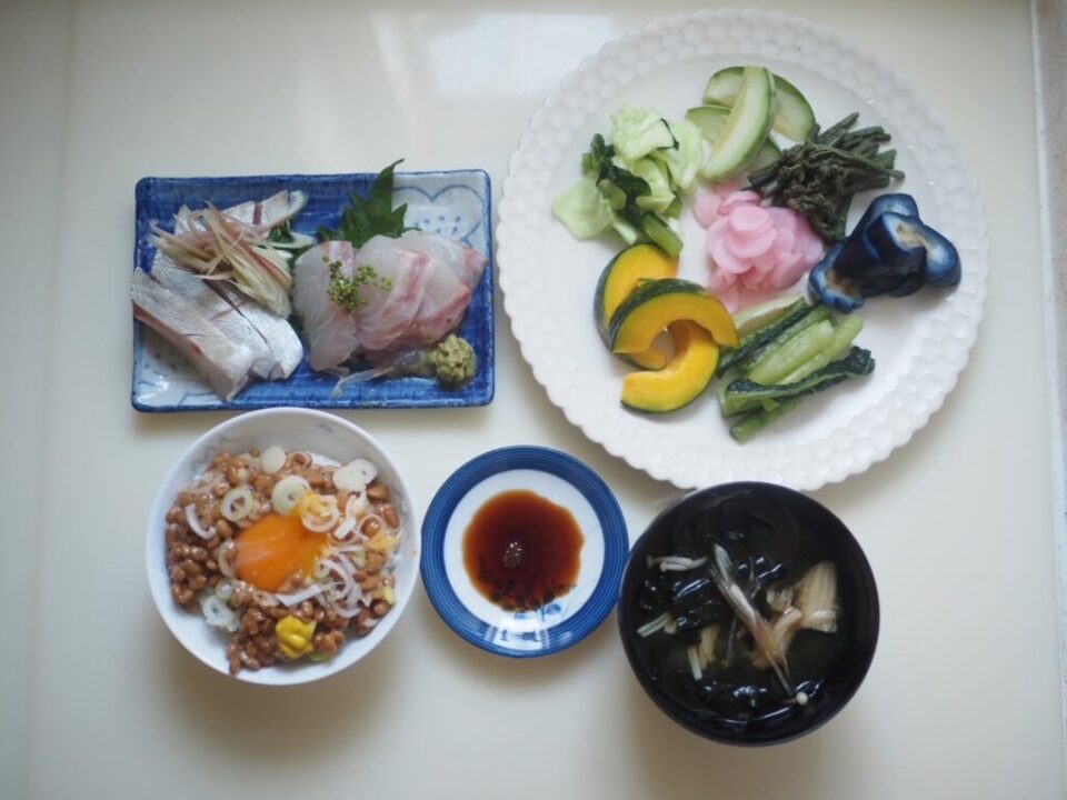 Tsukemono Breakfast in Japan