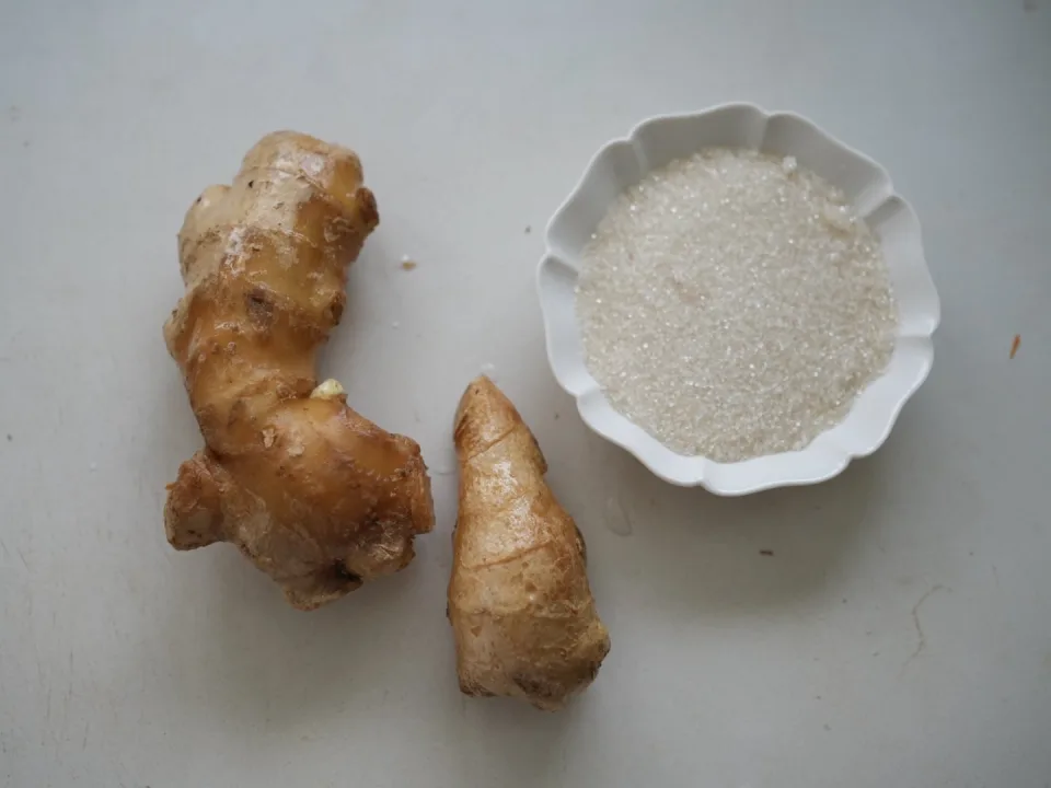 homemade candied ginger