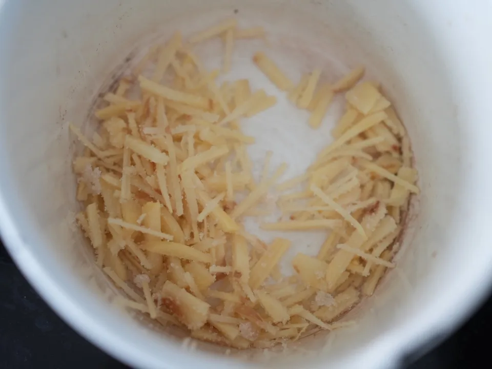 homemade candied ginger
