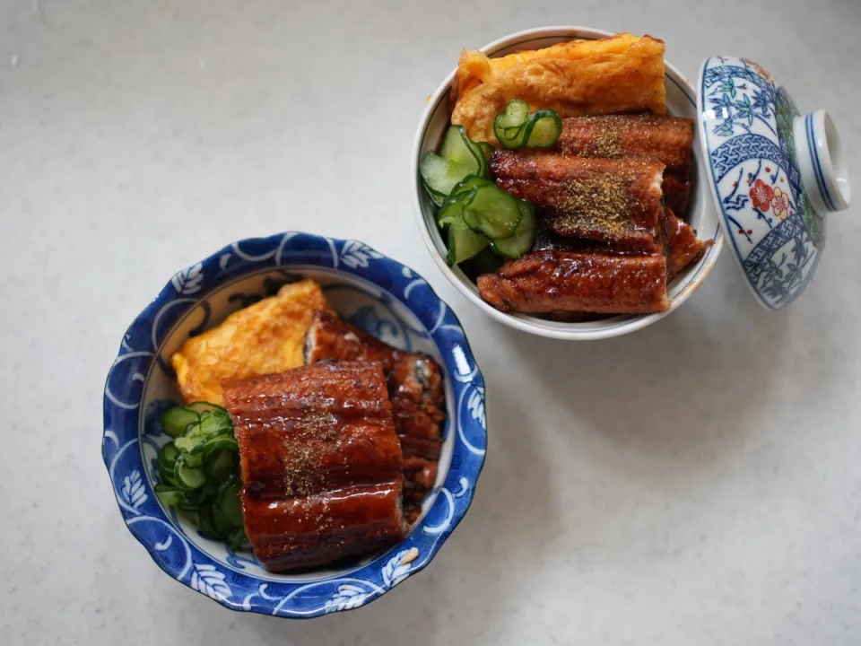 Una-tama don Unagi and tamagoyaki