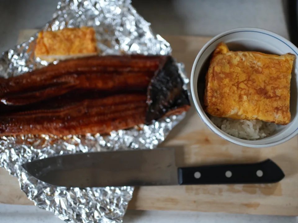 Unagi and tamagoyaki