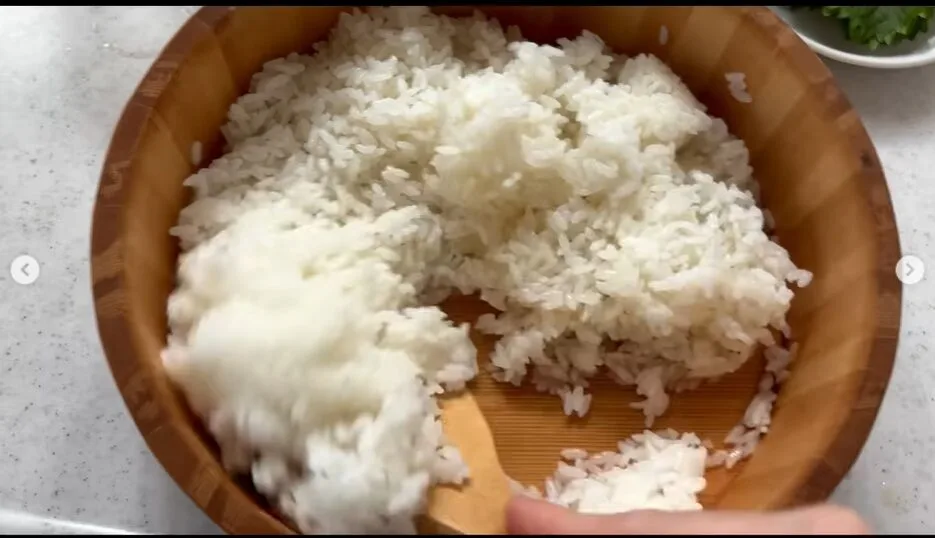 Sushi rice technique