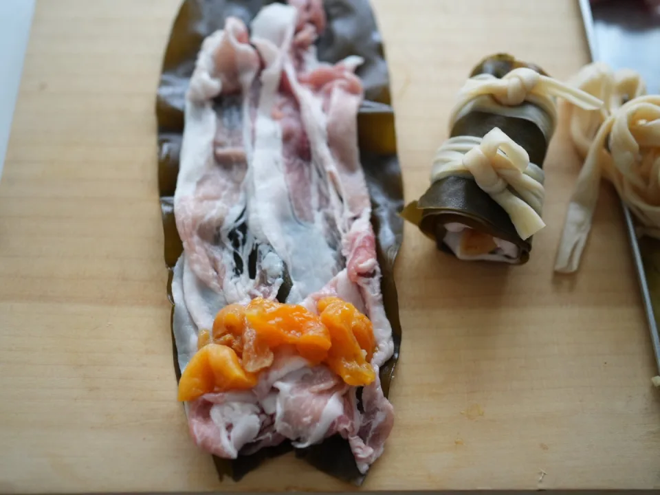 kobumaki apricot salmon