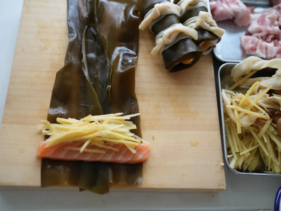 kobumaki apricot salmon