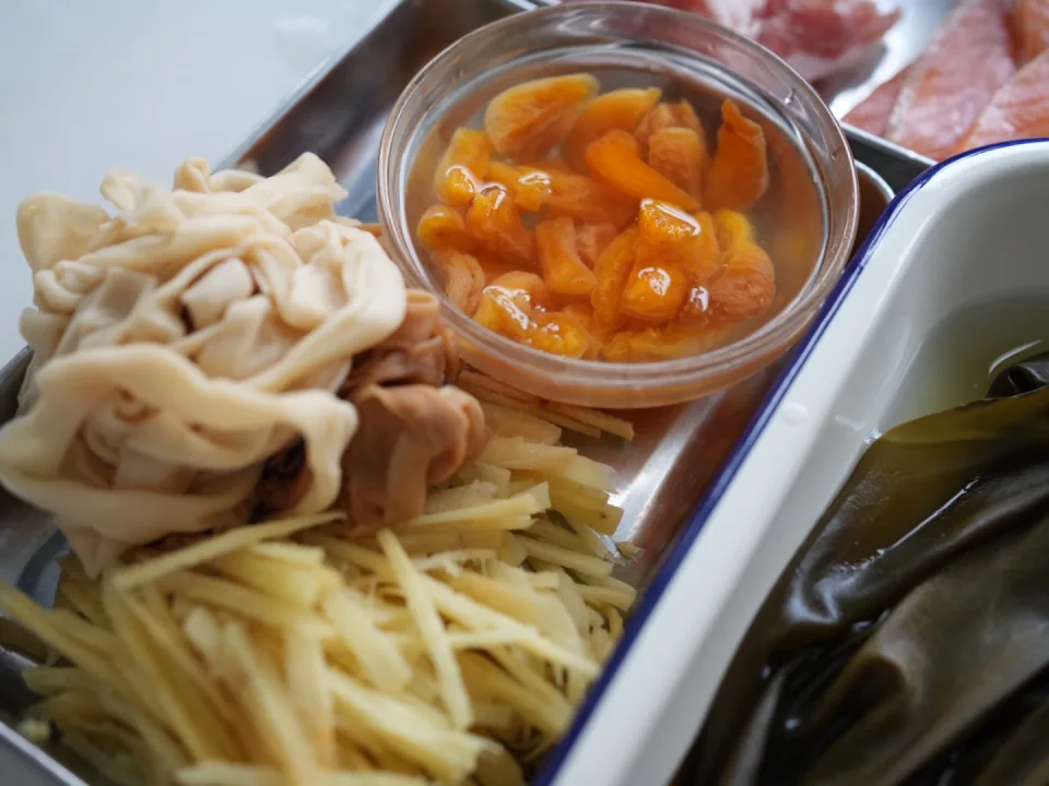 kobumaki apricot salmon